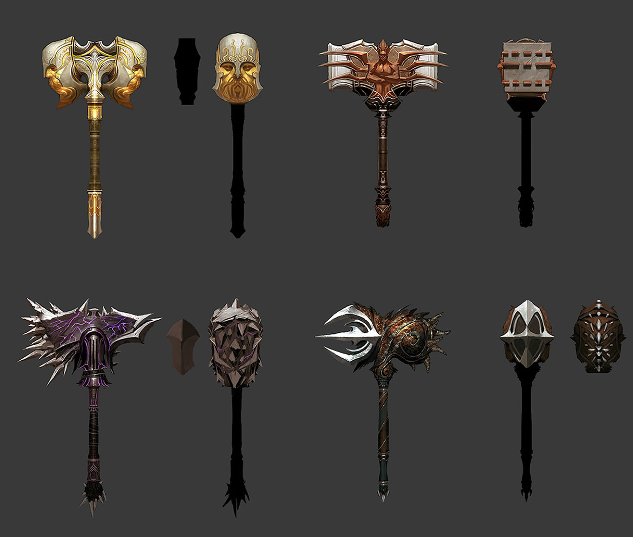 Hammers Art from God of War: Ascension