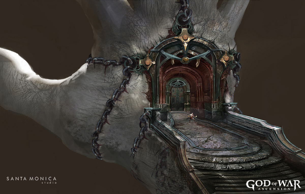 Hand Gate Art from God of War: Ascension