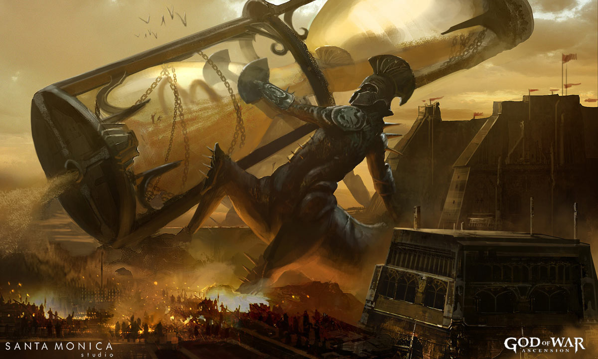 Hourglass Art from God of War: Ascension