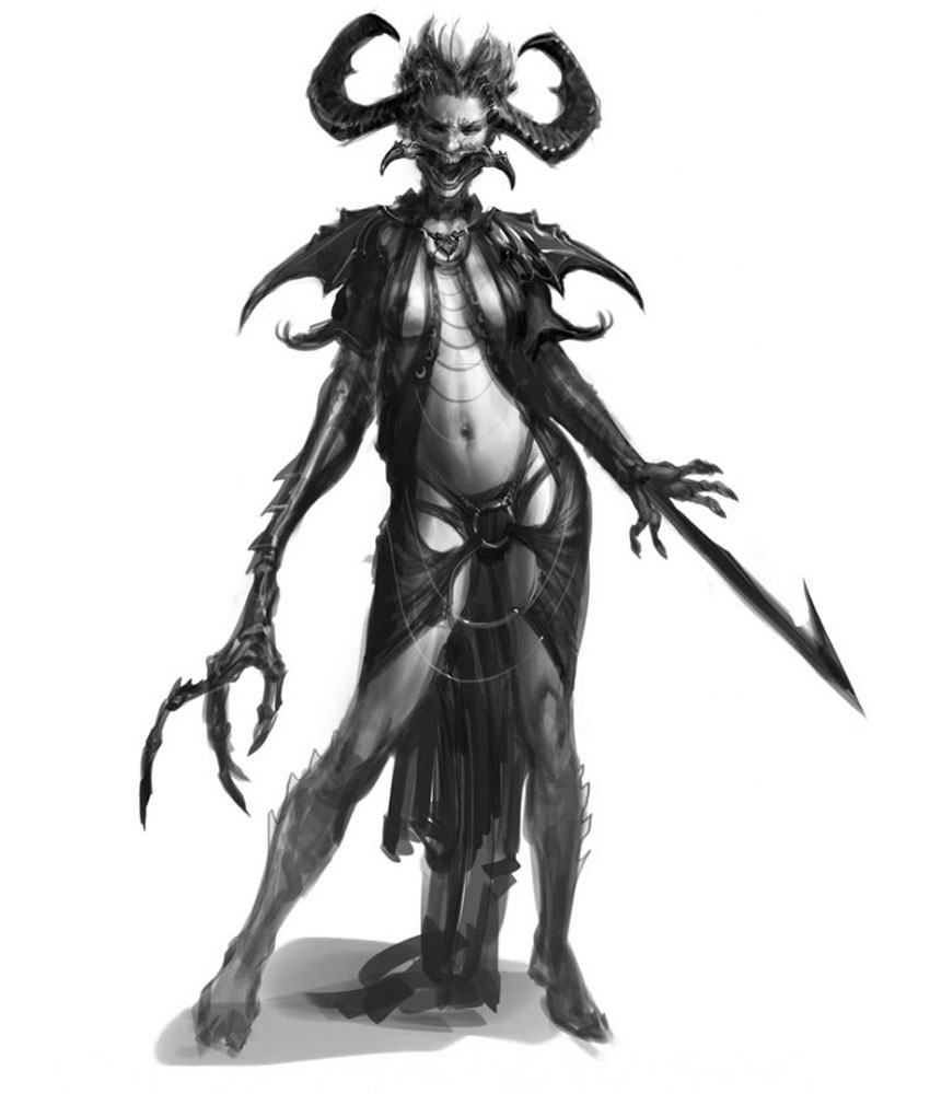 Megaera Design Art from God of War: Ascension