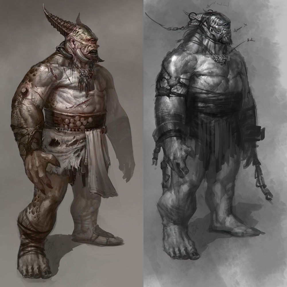 Polyphemus Designs Art from God of War: Ascension