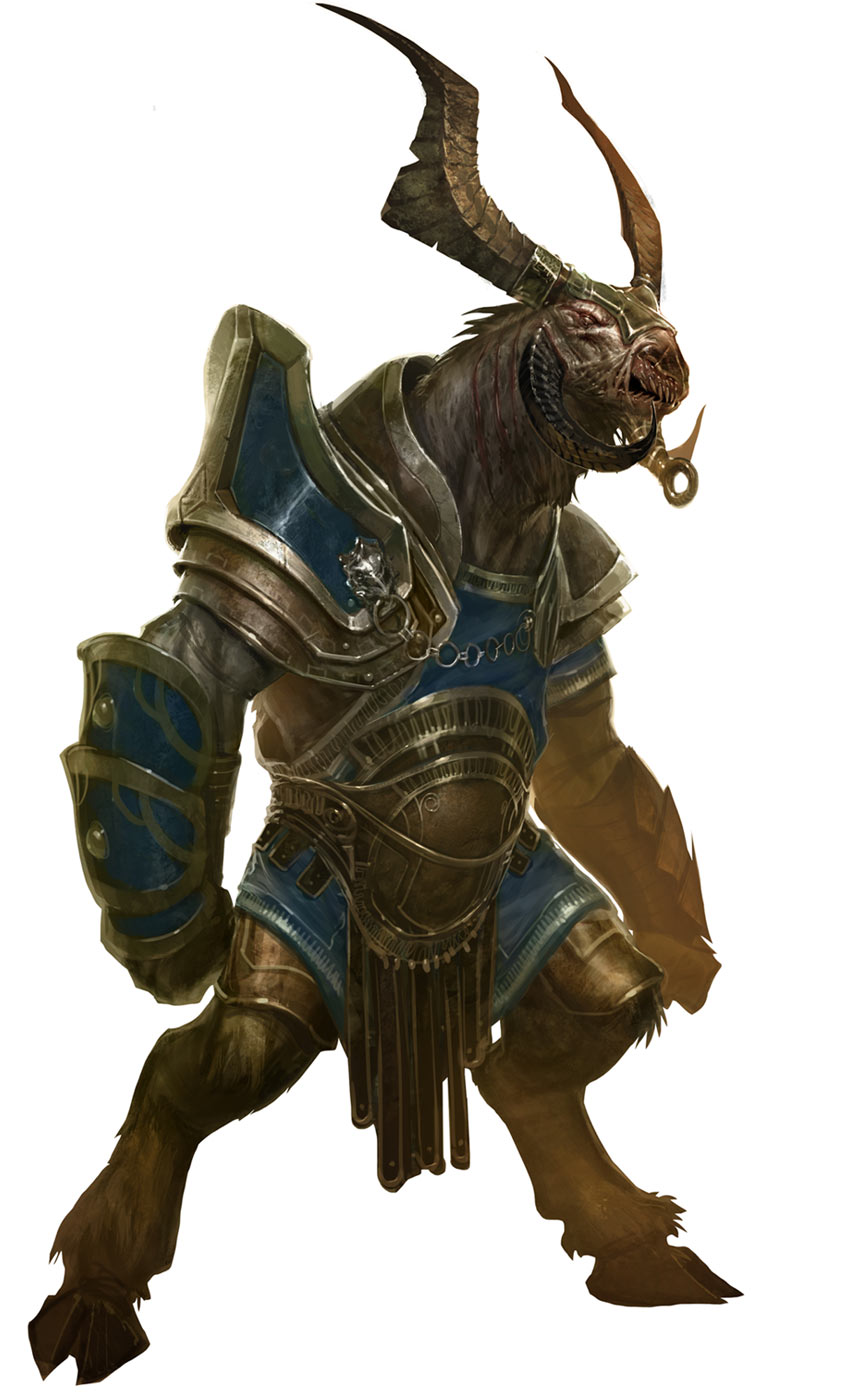 Satyr Captain Art from God of War: Ascension