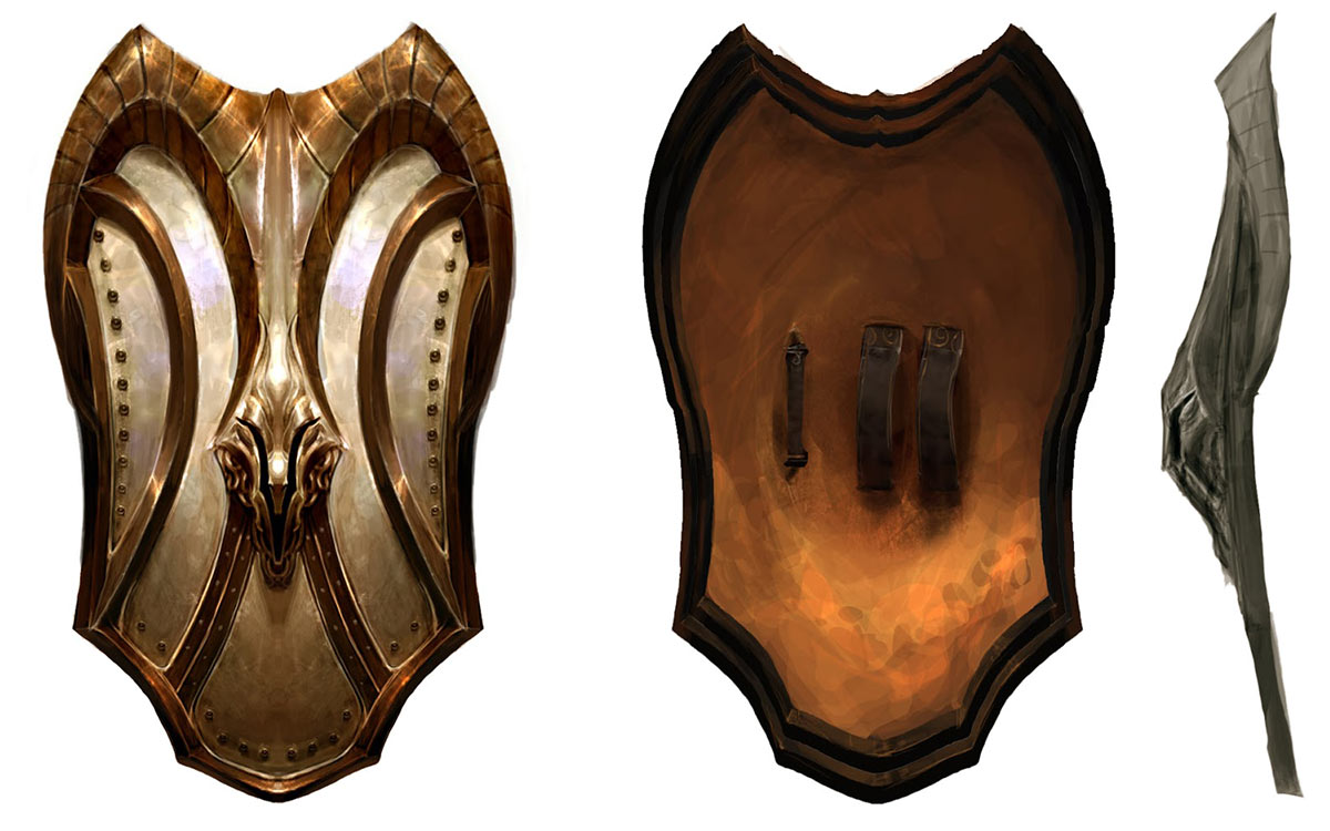 Shield Concept Art from God of War: Ascension