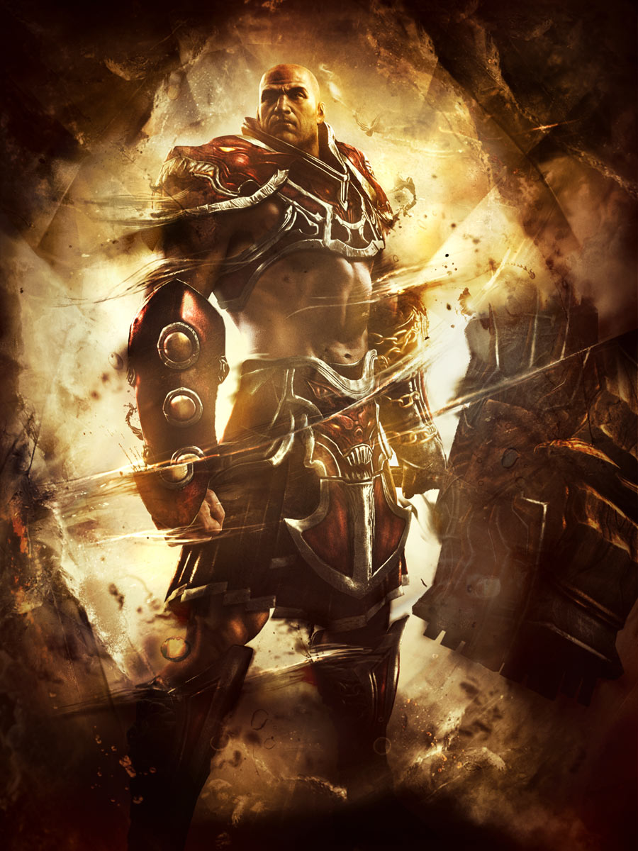 Spartan Warrior Art from God of War: Ascension