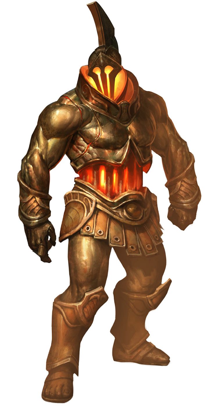 Talos Art from God of War: Ascension