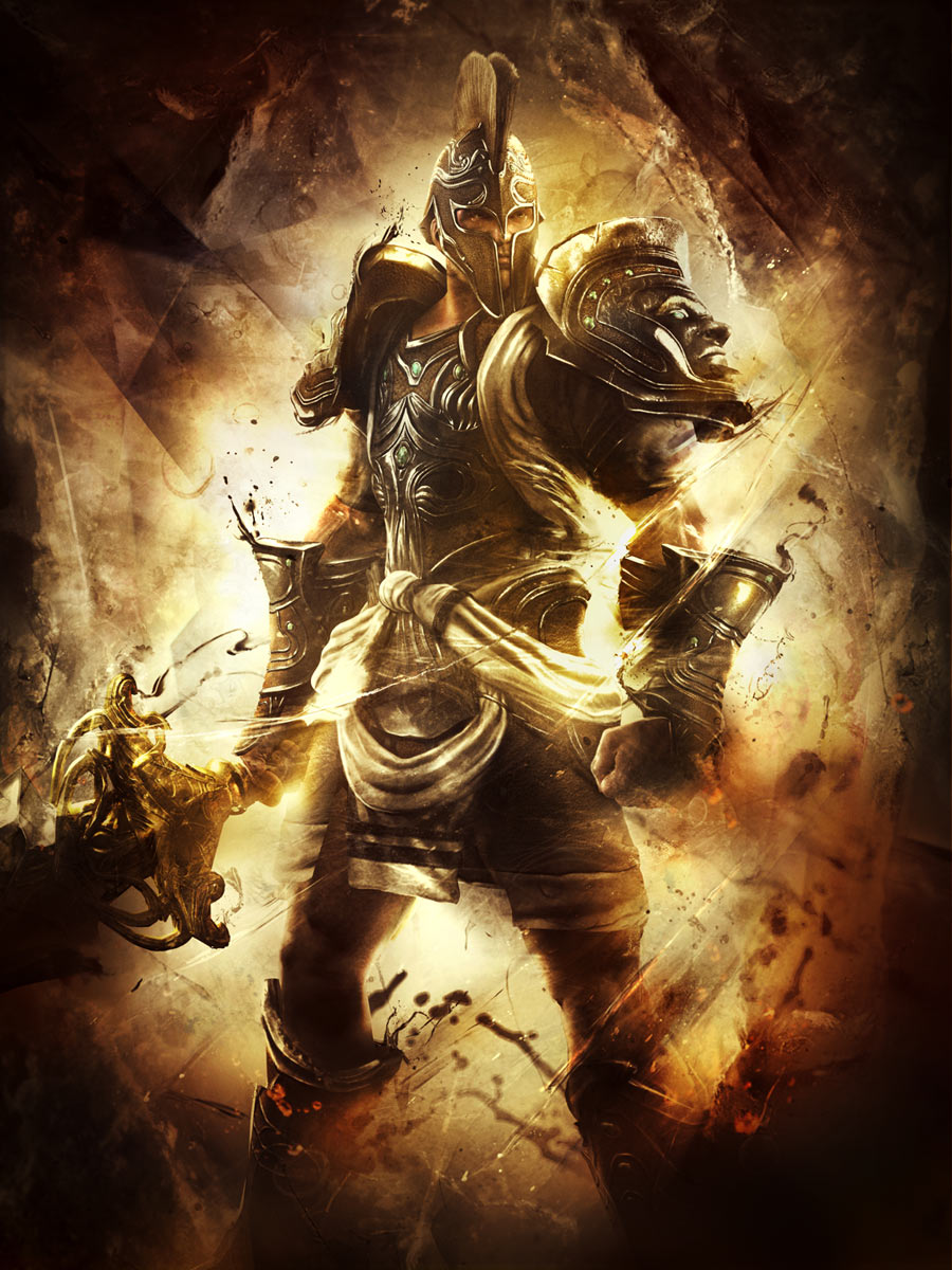 Trojan Warrior Art from God of War: Ascension