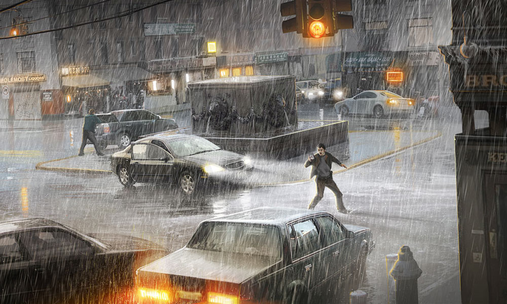 Car Bomb Art from Heavy Rain