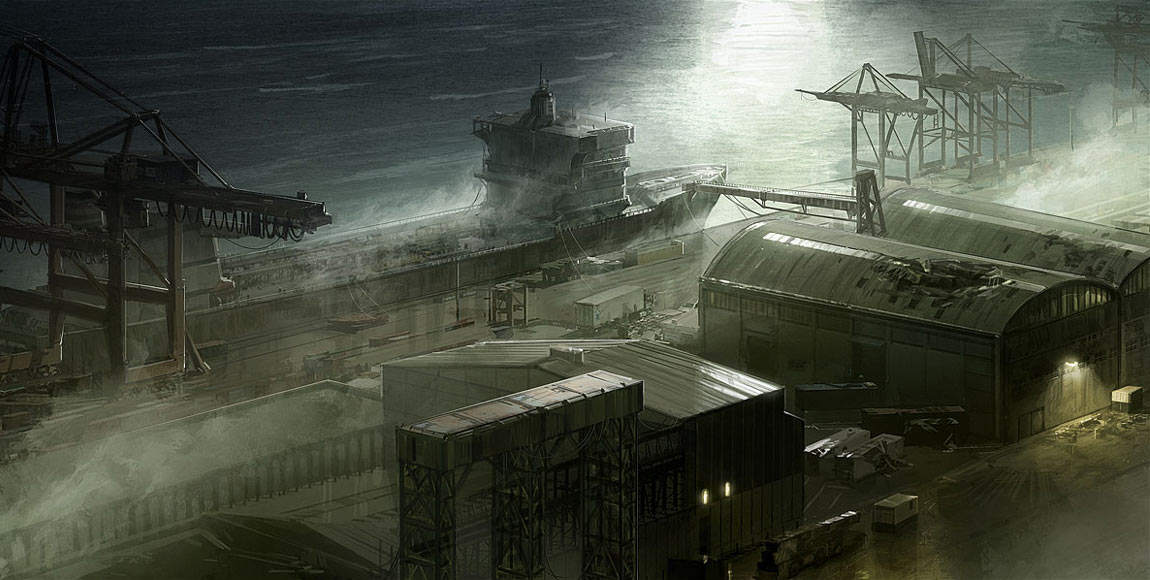 Cargo Port Art from Heavy Rain