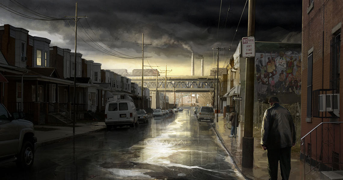 Ethan's House Street Art from Heavy Rain