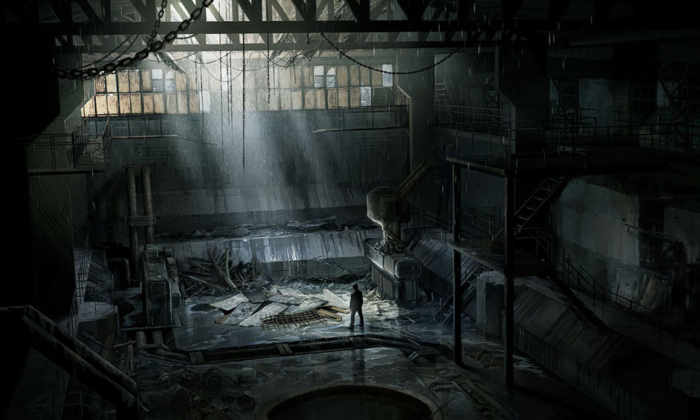 Hangar Art from Heavy Rain