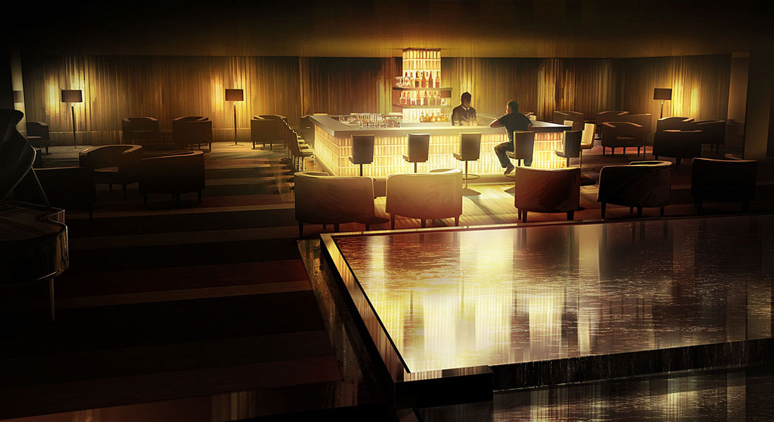 Hotel Bar Art from Heavy Rain