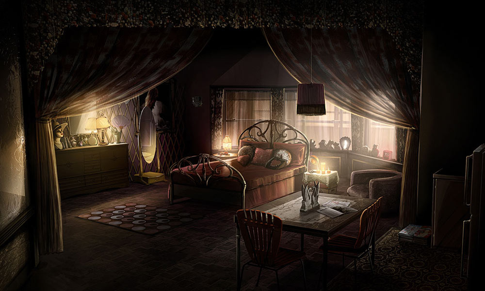 Lauren's Bedroom Art from Heavy Rain