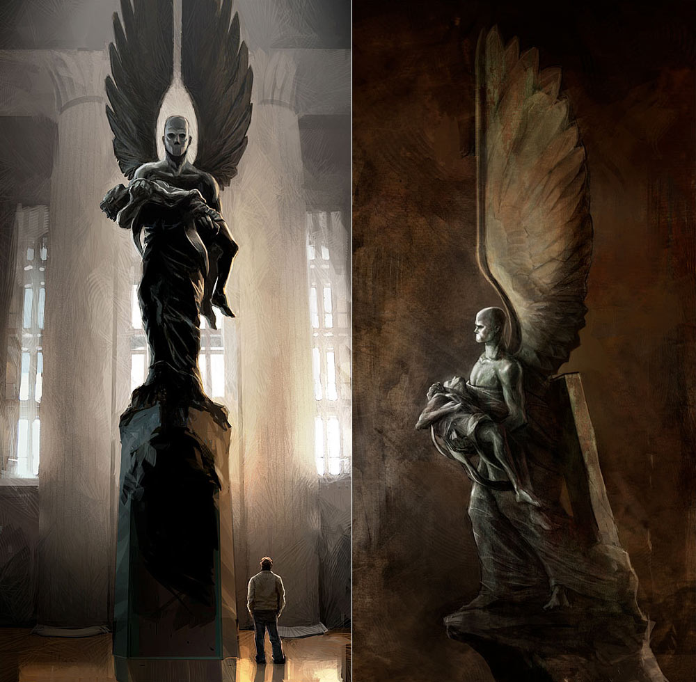 Lexington Station Statue Art from Heavy Rain