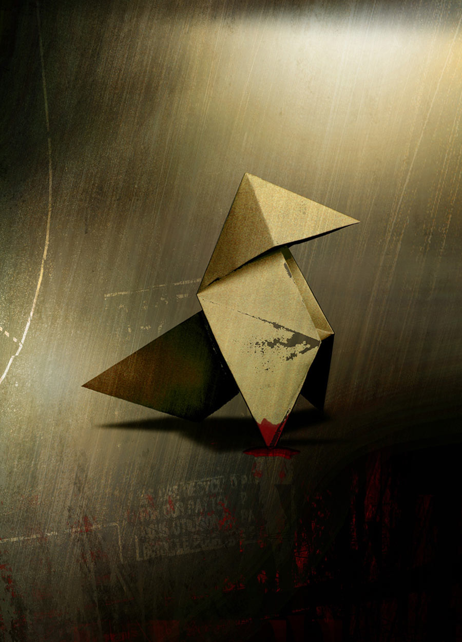 Origami Poster Art from Heavy Rain