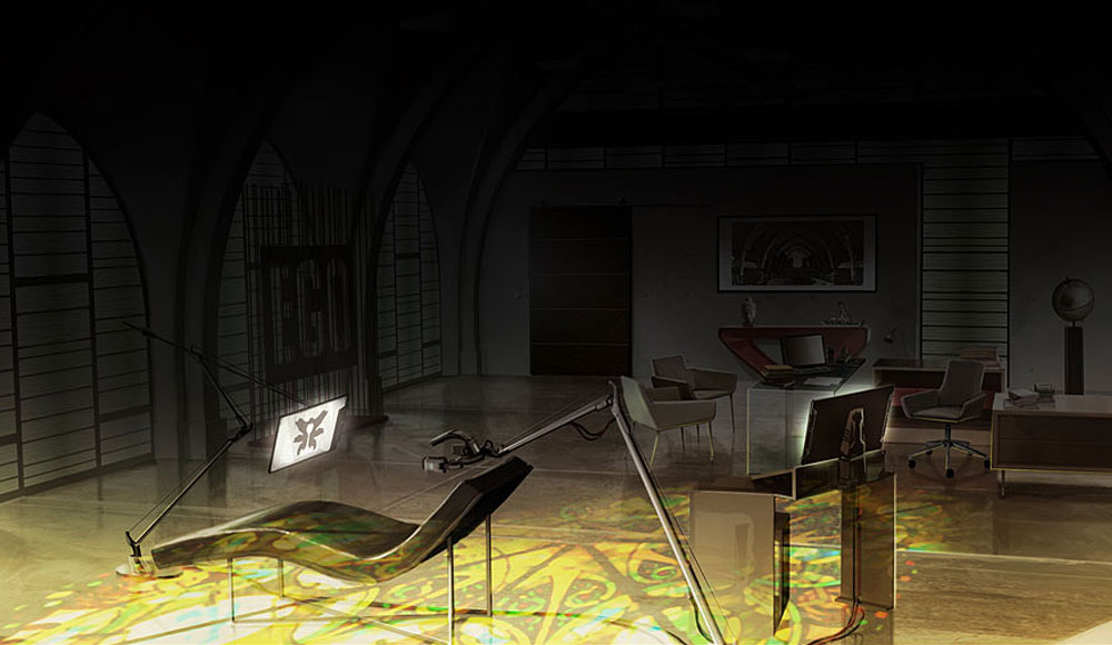 Psychologist Room Art from Heavy Rain