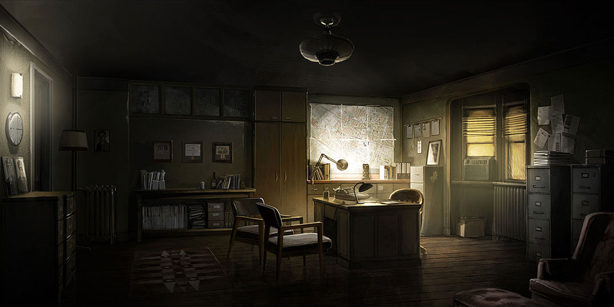 Shelby's House Office Art from Heavy Rain