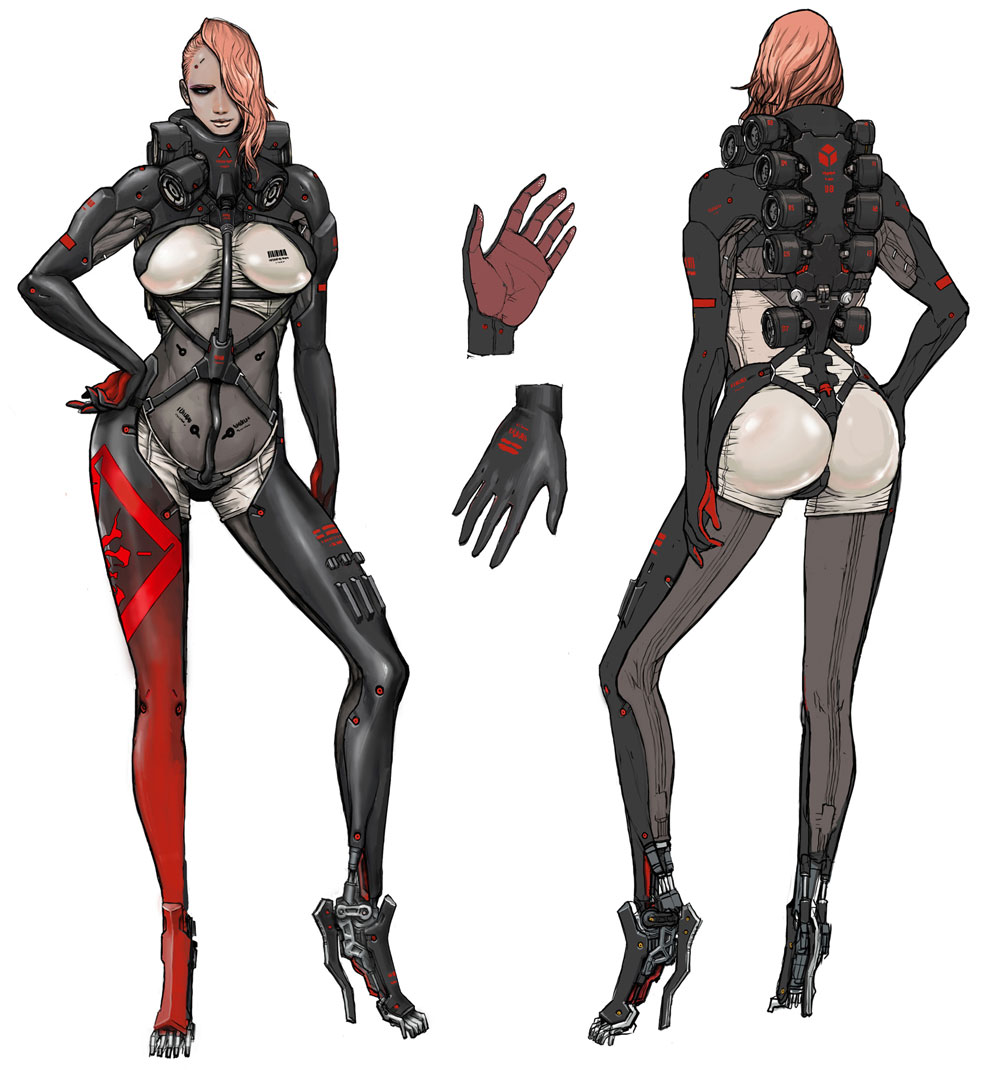 Mistral Concept Art from Metal Gear Rising: Revengeance