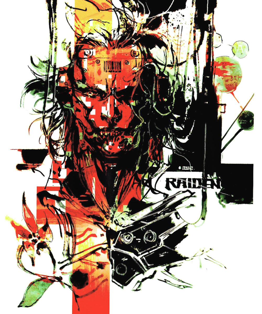 Raiden Head Illustration from Metal Gear Rising: Revengeance