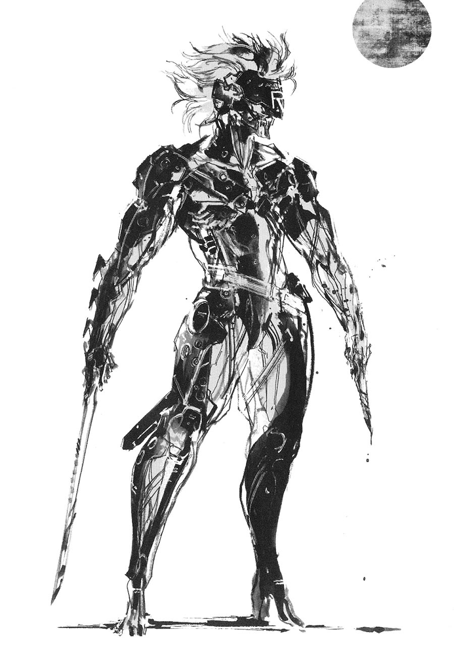 Raiden Illustration from Metal Gear Rising: Revengeance