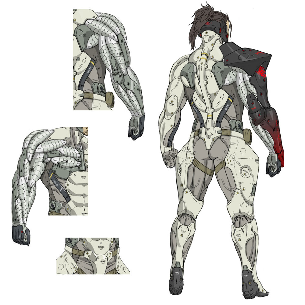 Samuel Arm Design Art from Metal Gear Rising: Revengeance