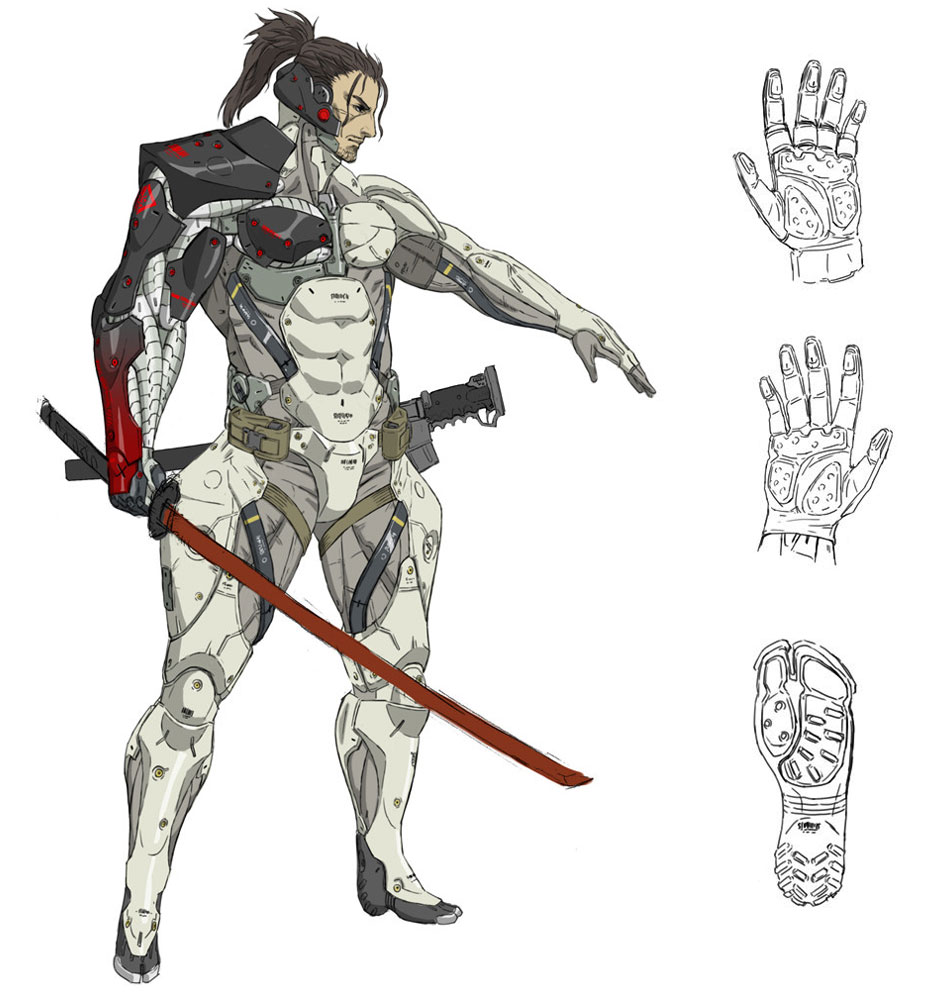 Samuel Body Design Art from Metal Gear Rising: Revengeance