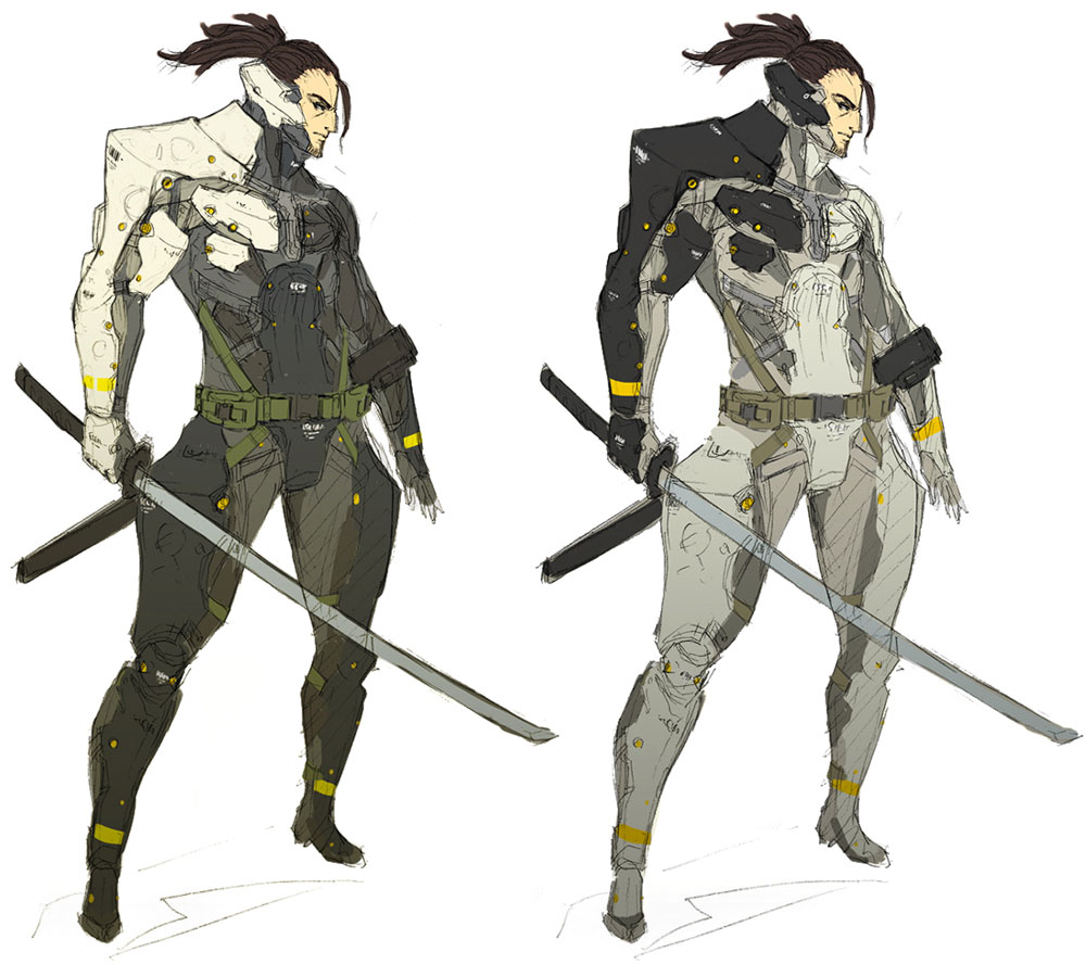Samuel Rough Concept Art from Metal Gear Rising: Revengeance