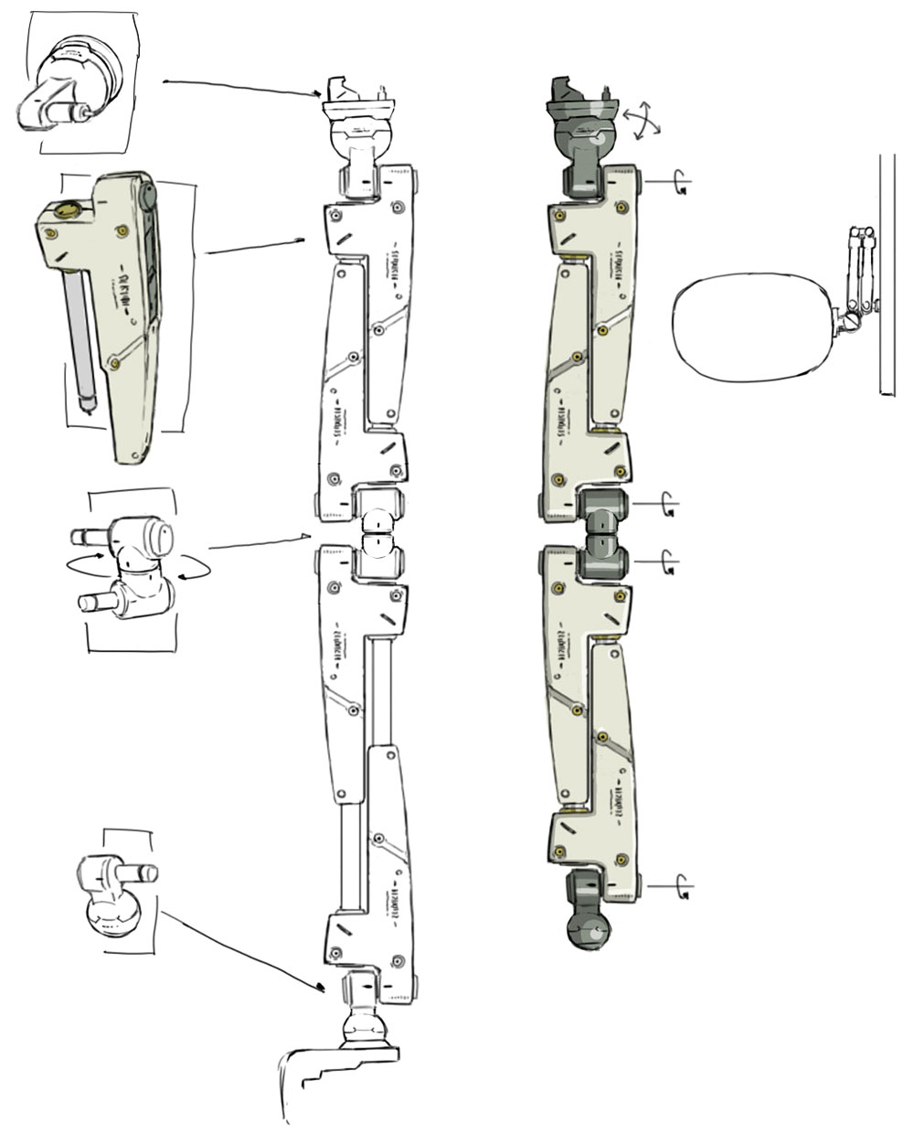 Scabbard Auto Arm Art from Metal Gear Rising: Revengeance