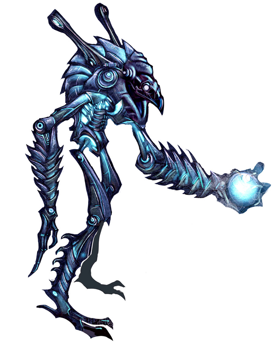 Chozo Ghost Art from Metroid Prime