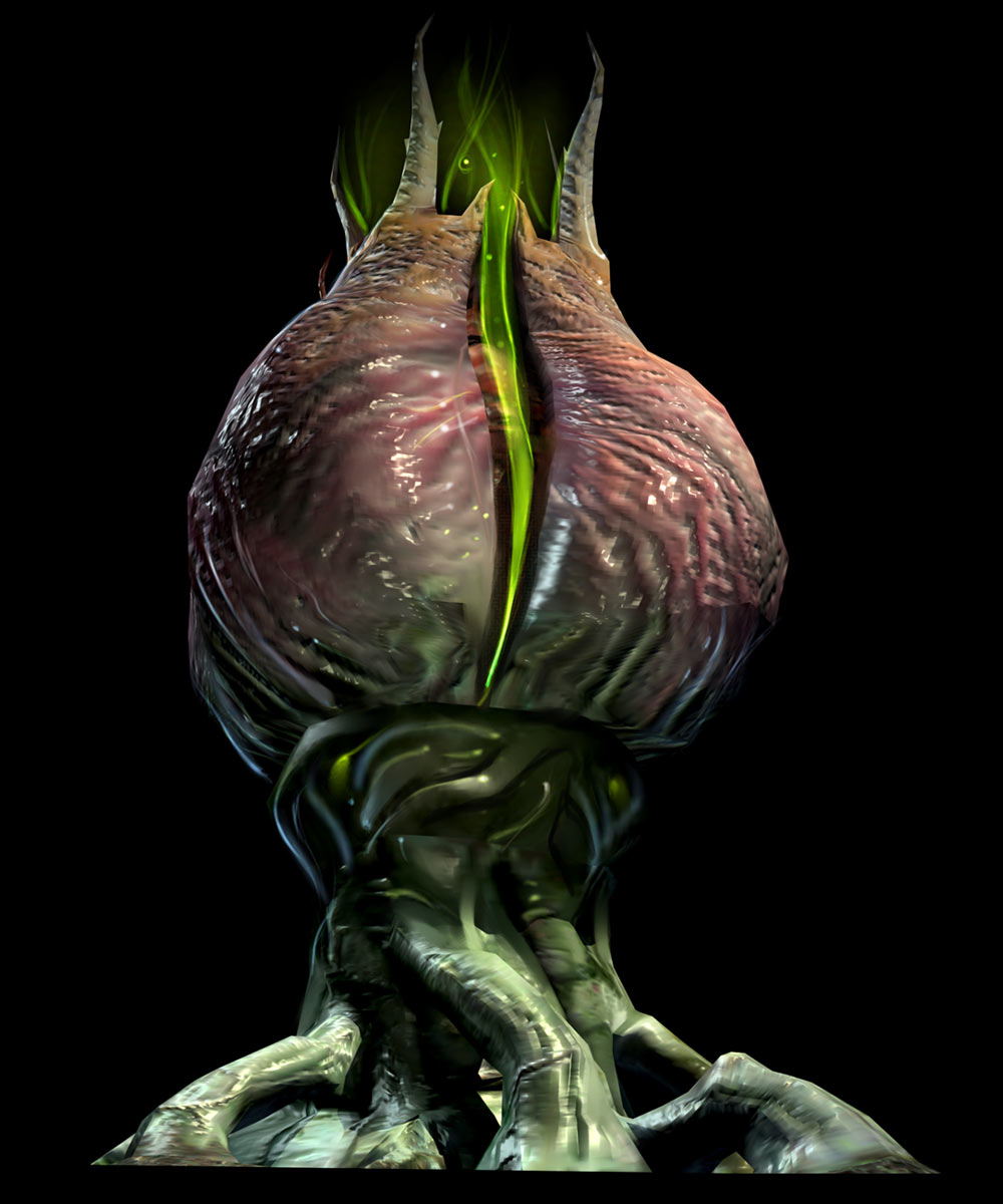 Flaahgra Plant Art from Metroid Prime