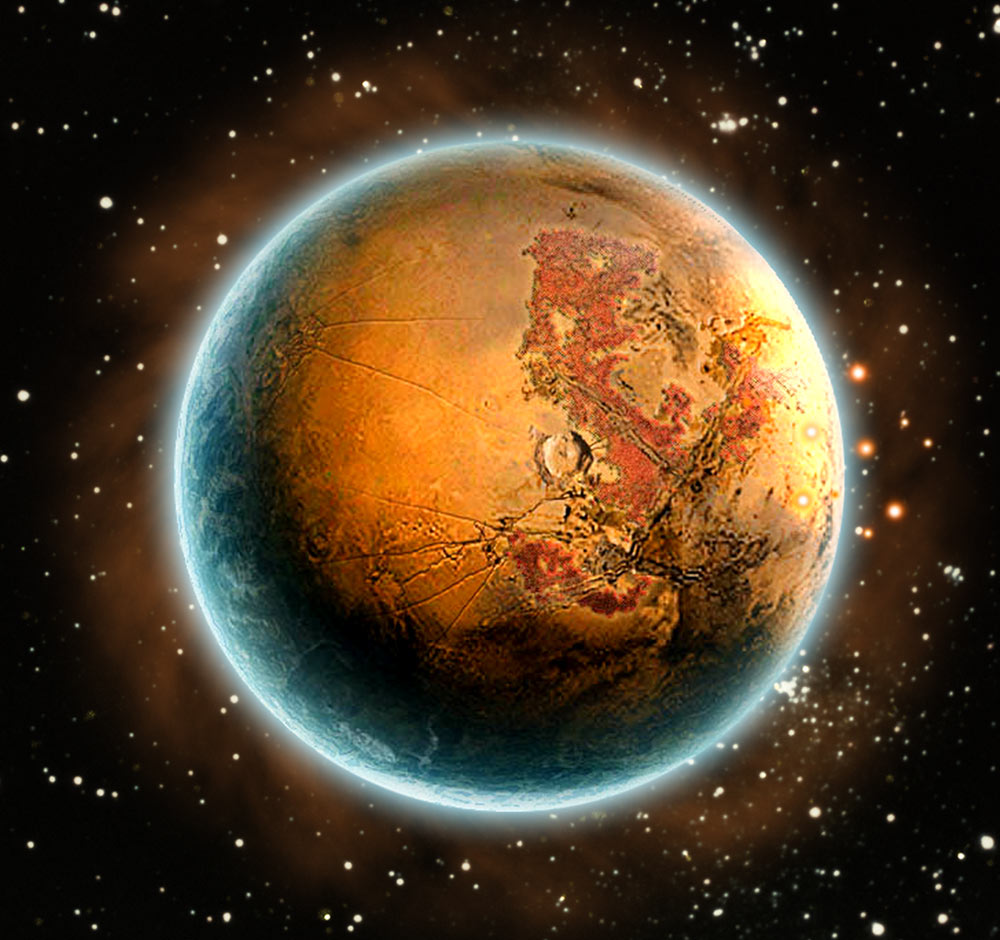 Planet Tallon IV Art from Metroid Prime