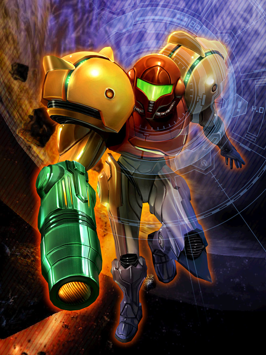 Samus Promo Art from Metroid Prime