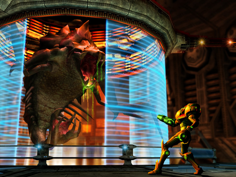 Reactor Room Art from Metroid Prime