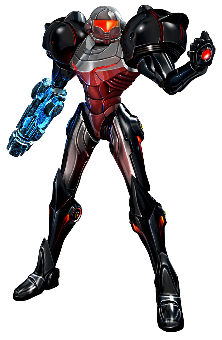 Samus Phason Suit Art from Metroid Prime