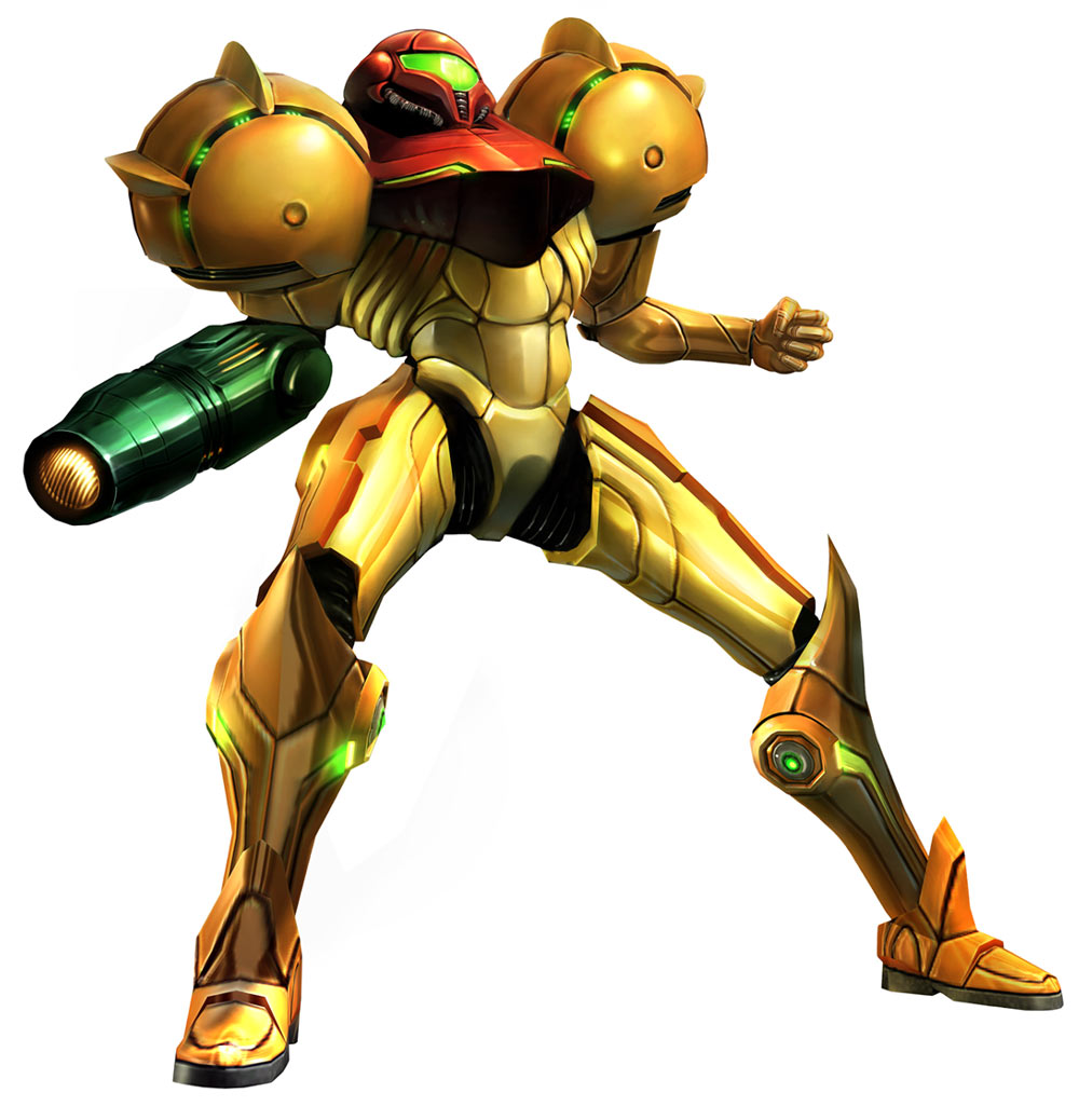 Samus Aran Art from Metroid Prime