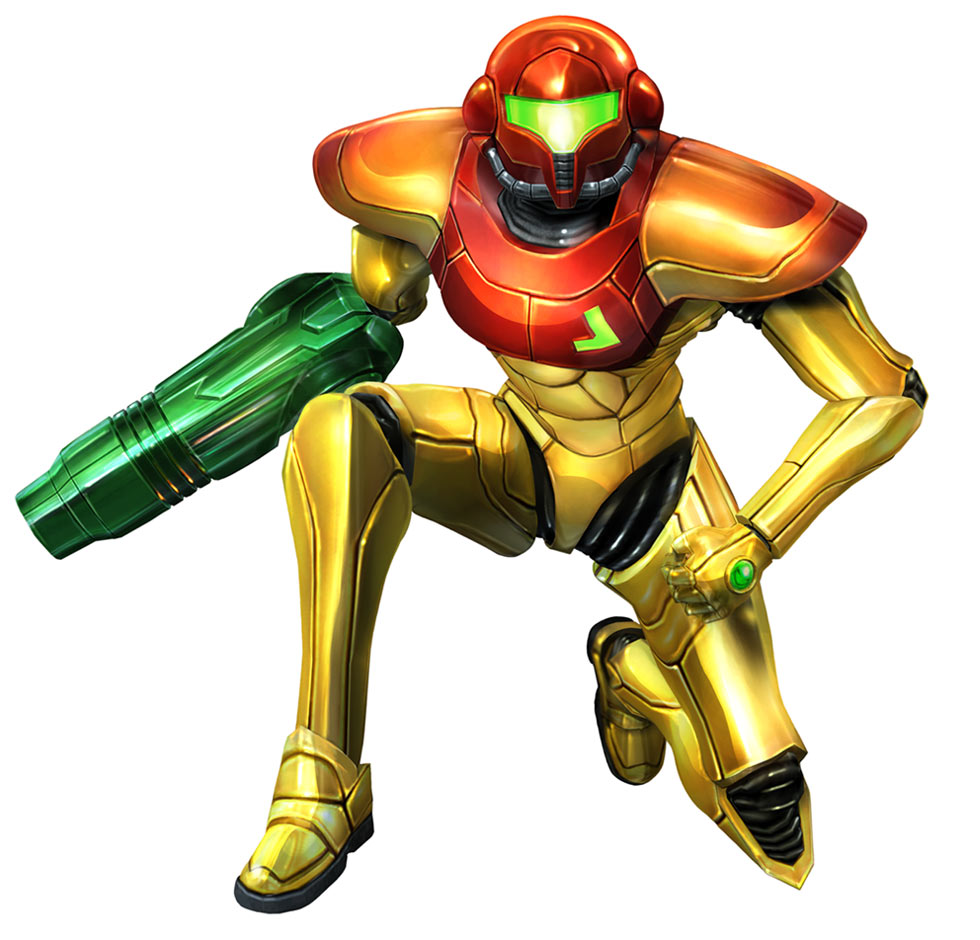 Samus Power Suit Art from Metroid Prime