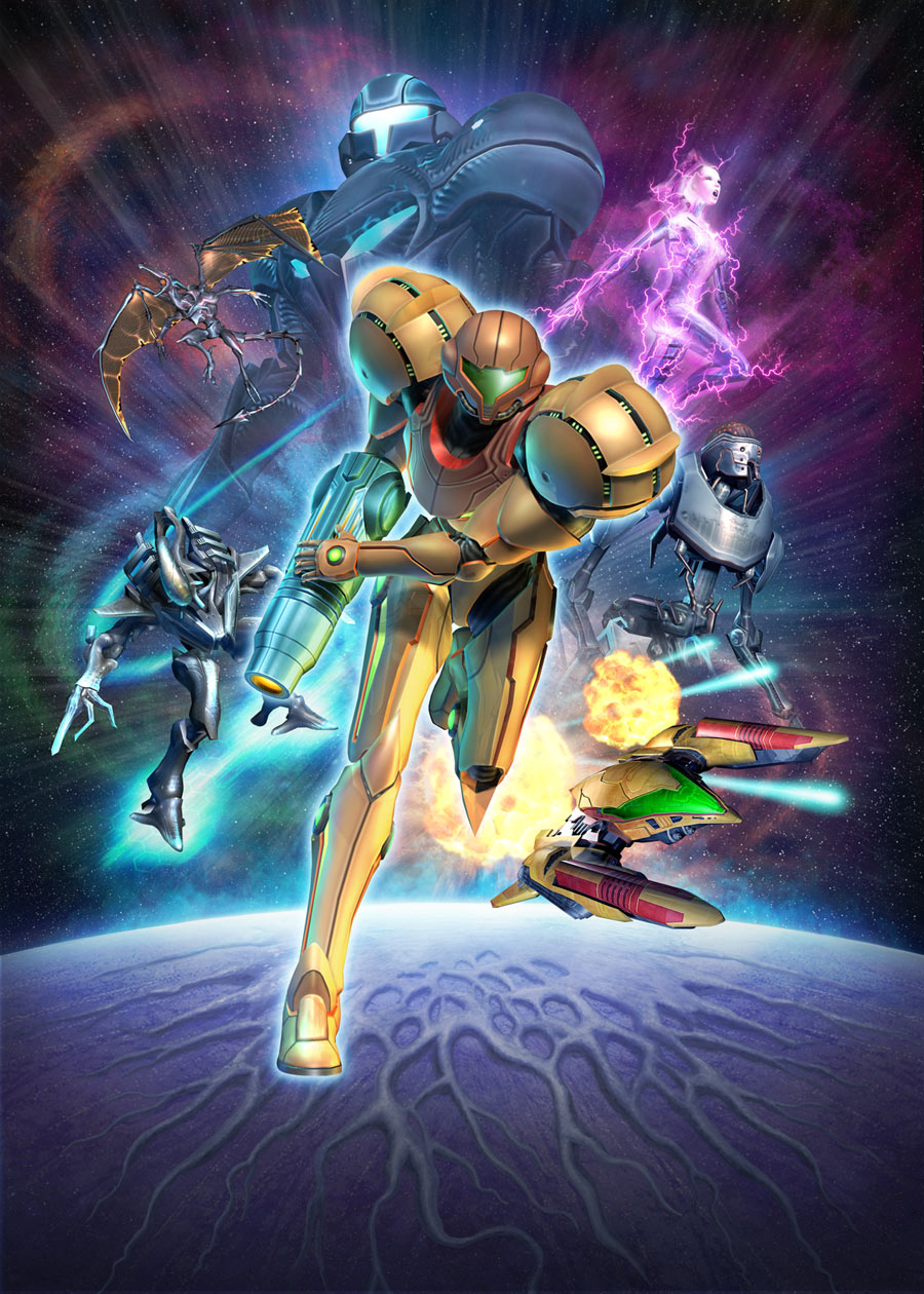 Characters Poster Art from Metroid Prime 3: Corruption