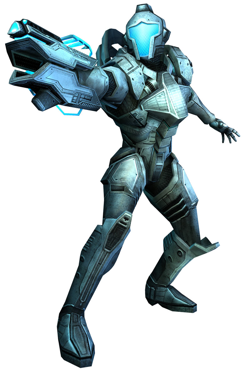 PED Marine Art from Metroid Prime 3: Corruption