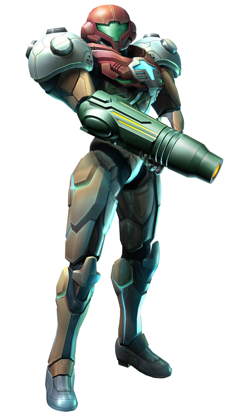 Samus PED Suit Art from Metroid Prime 3: Corruption