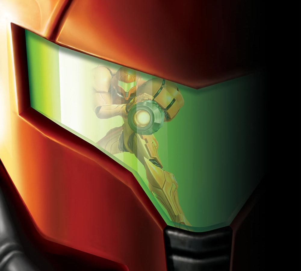 Samus Visor Art from Metroid Prime Hunters