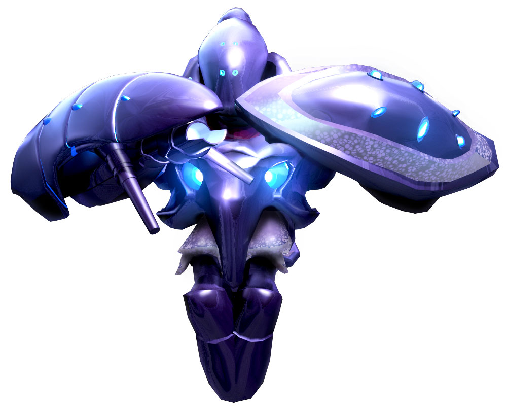 Noxus Vhoscythe Form Art from Metroid Prime Hunters