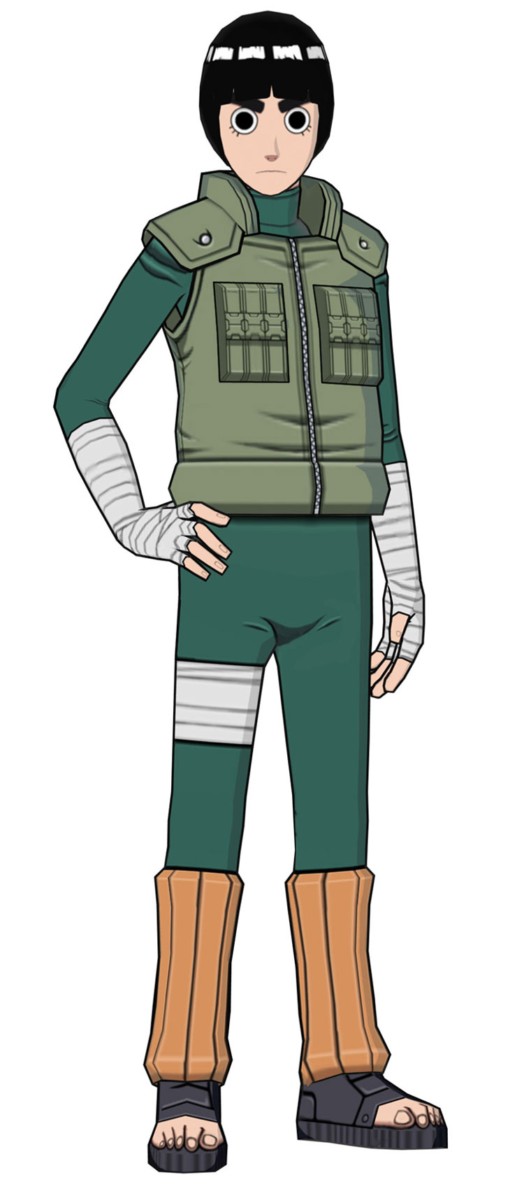 Rock Lee Art from Naruto Shippuden: Clash of Ninja Revolution III