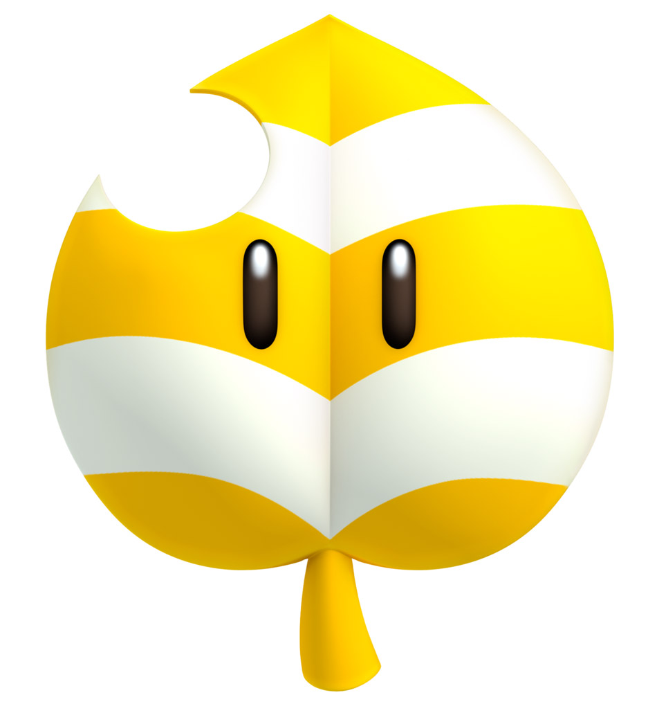 Invincibility Leaf Art from New Super Mario Bros. 2