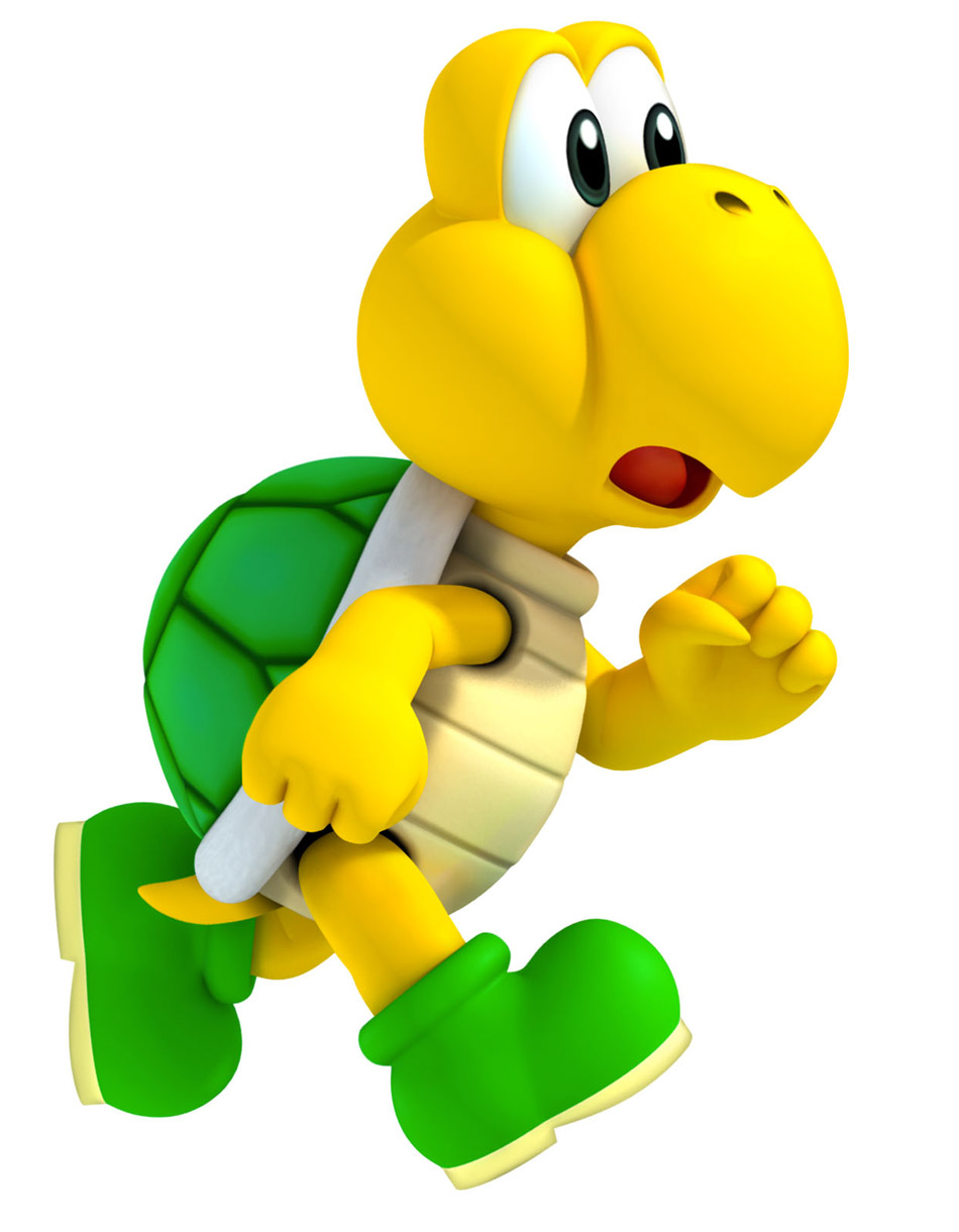 Koopa Troopa Art from New Super Mario Bros. 2