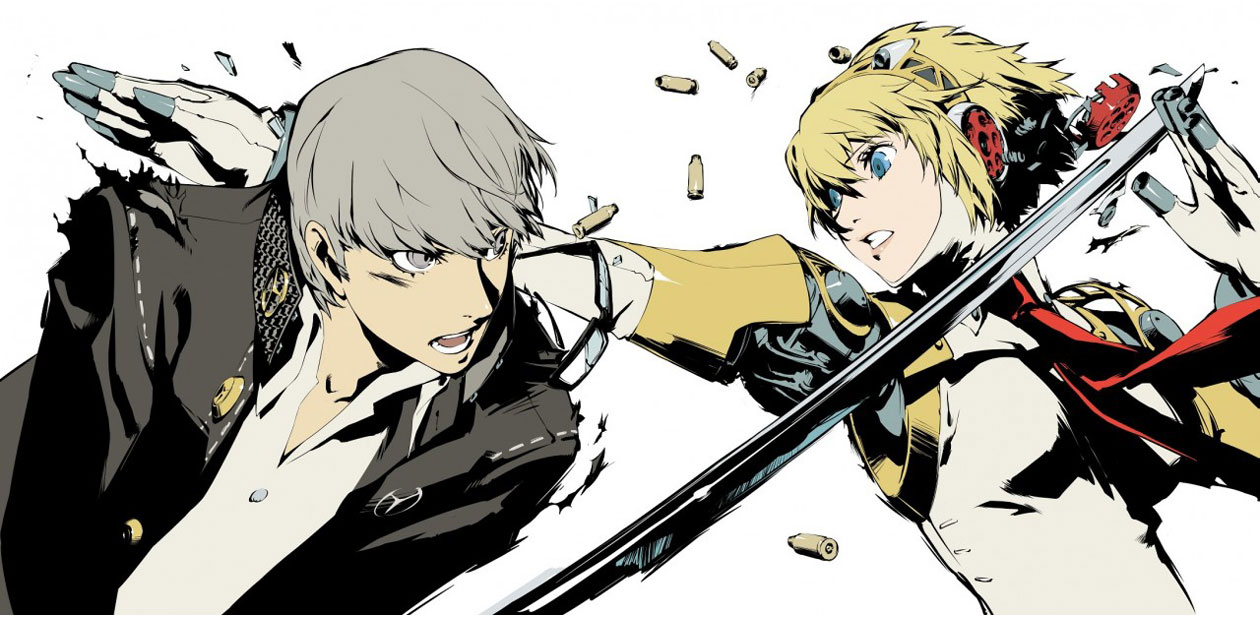 Yu vs. Aigis Art from Persona 4 Arena
