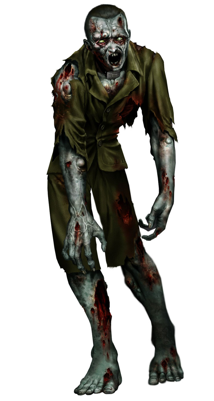 Zombie Art from Resident Evil: Code Veronica