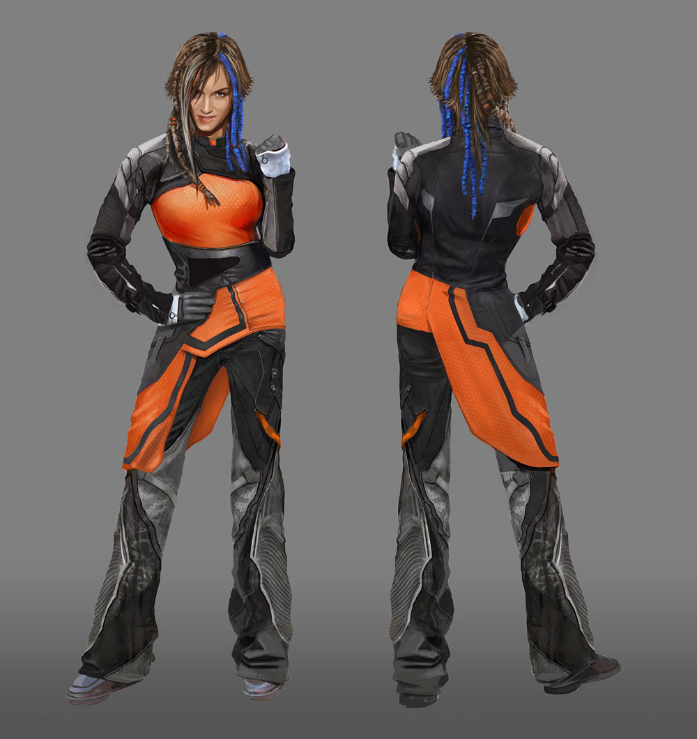 Errorist Female Art from Remember Me