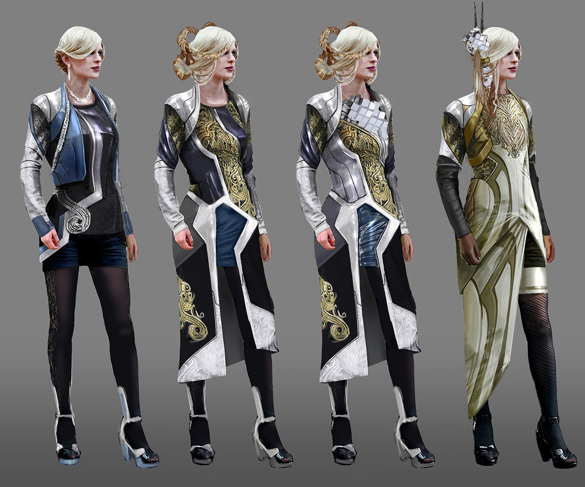 Female Clothing Designs Art from Remember Me