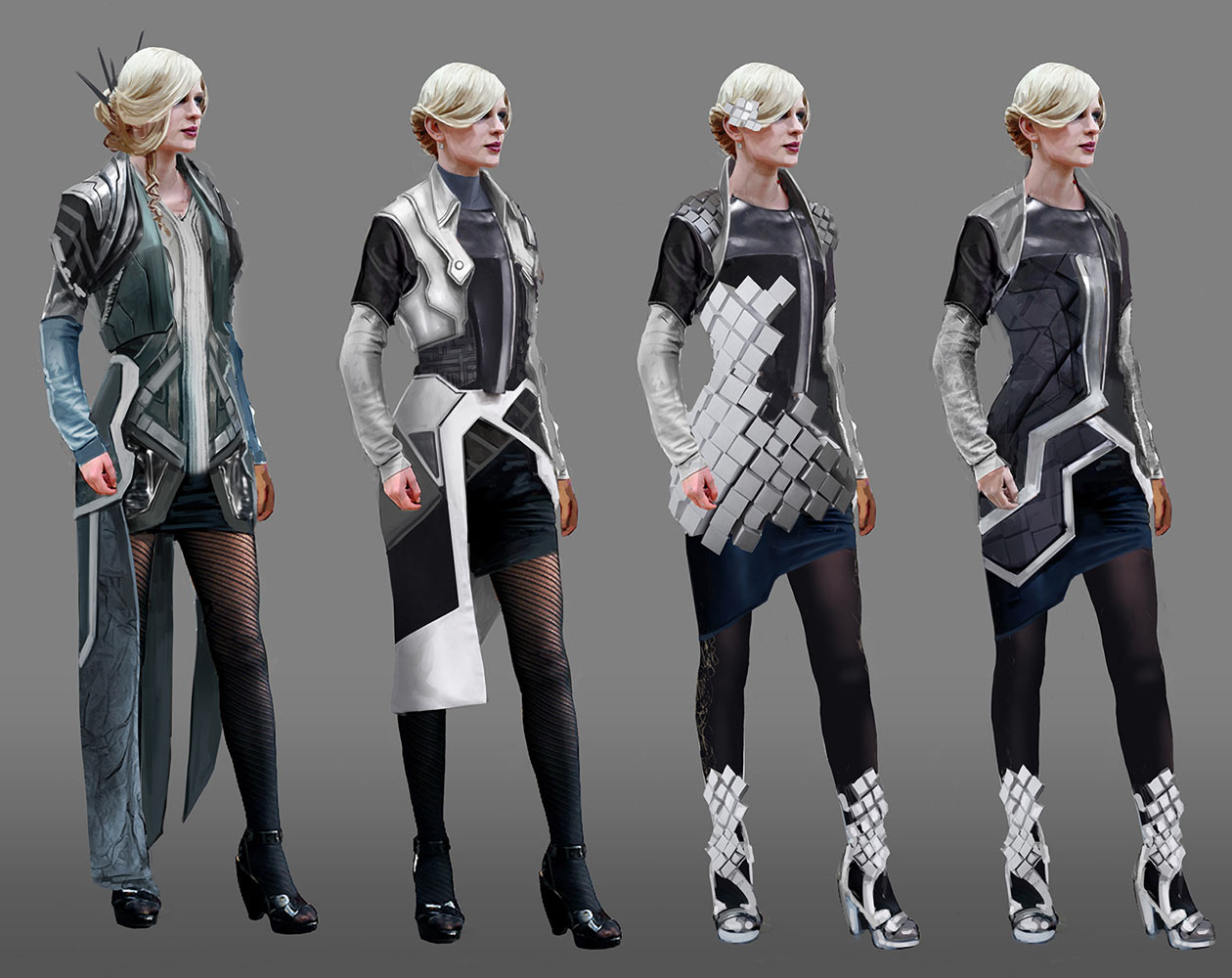Female Clothing Design Art from Remember Me