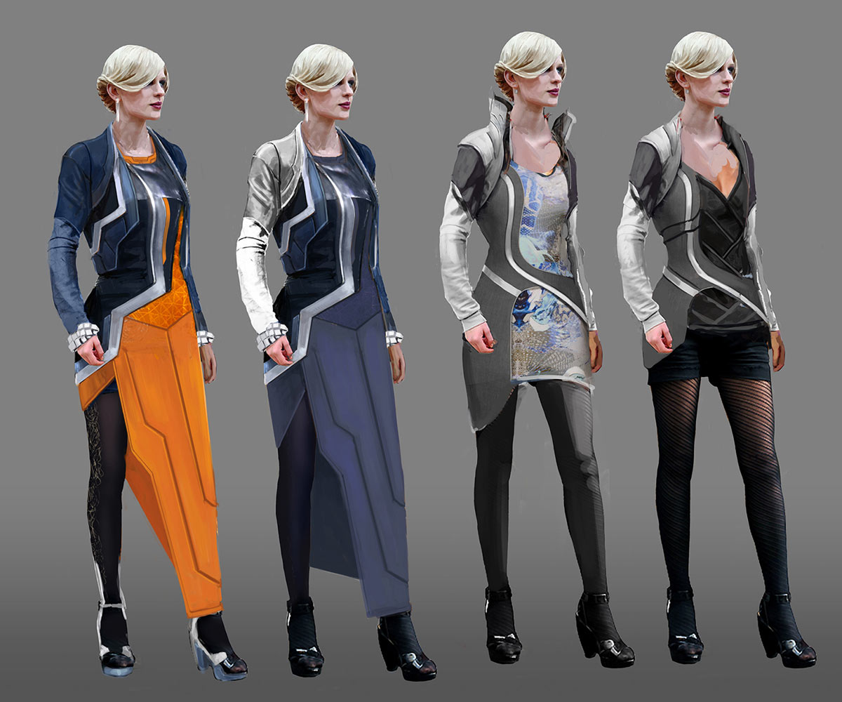 Female Clothing Art from Remember Me
