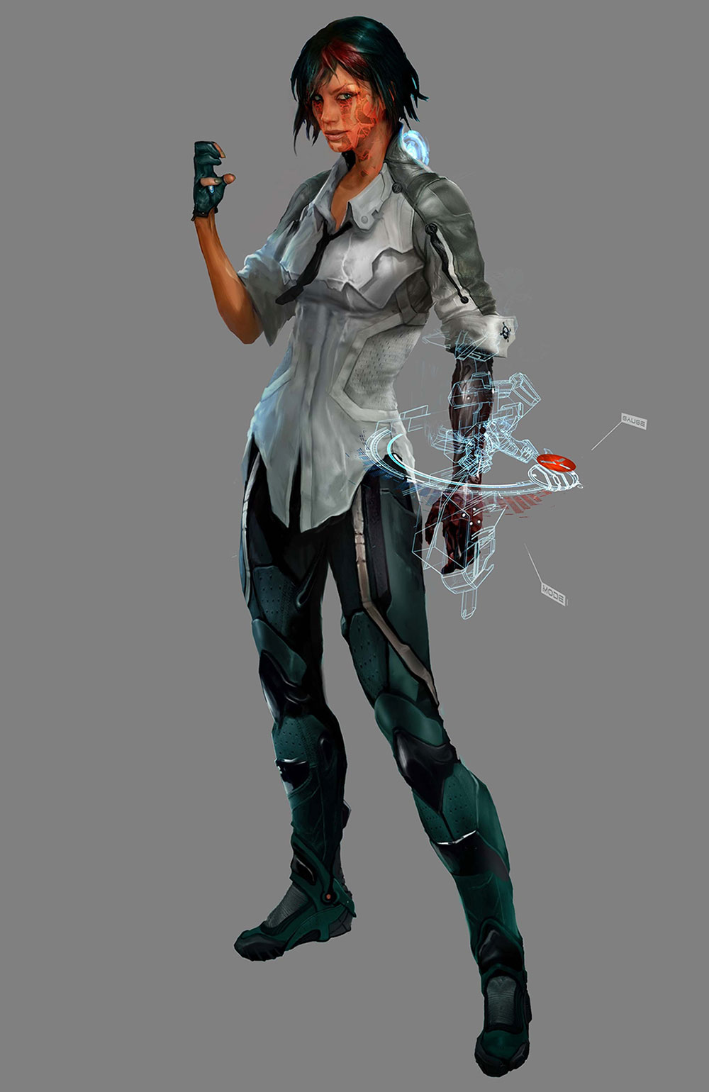Nilin Concept Art from Remember Me
